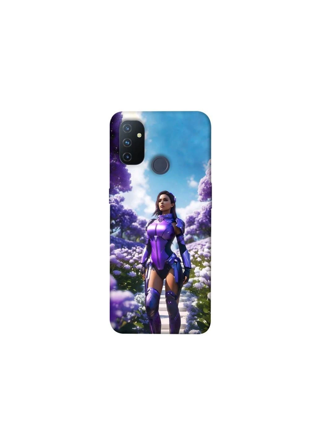 Чохол на OnePlus Nord N100 Cyber space girl ver.4 Frontalka (375907839)