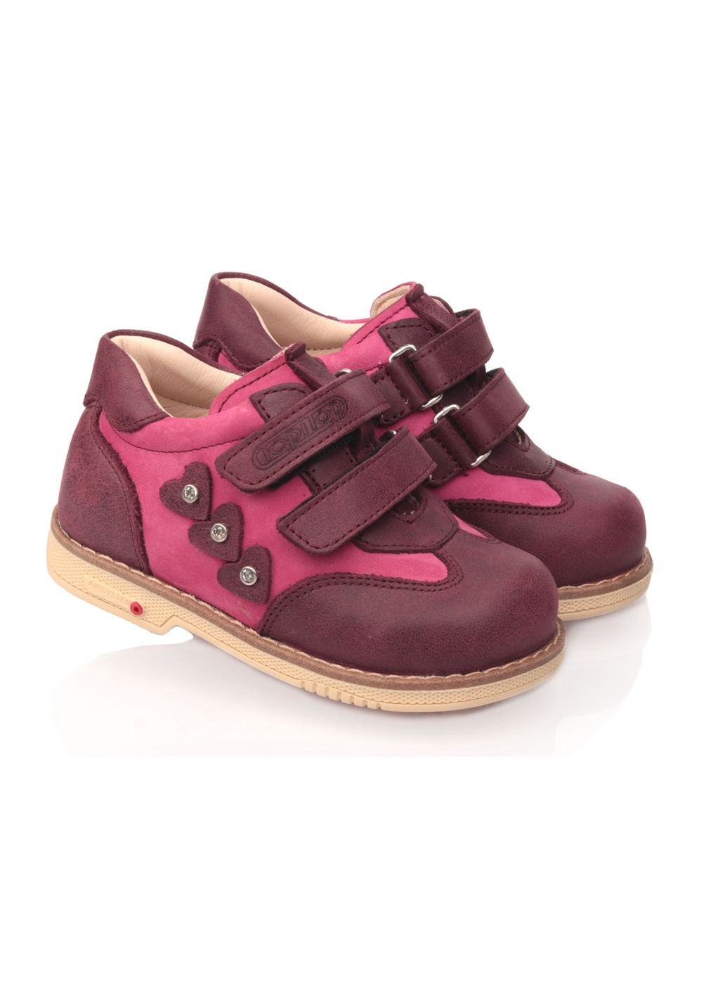 Фиолетовые закрытые туфли 8021 для мальчиков темно-синие, нубук. размер 18 Topitop