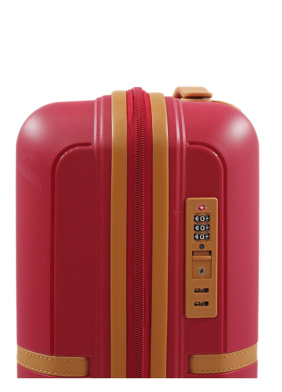 Чемодан большой L полипропилен красный 78x52x31+5см/131л/4.7кг/Snowbal Snowball (324801648)