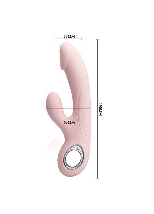 Вибратор с клиторальным отростком Selene Pretty Love (297130965)