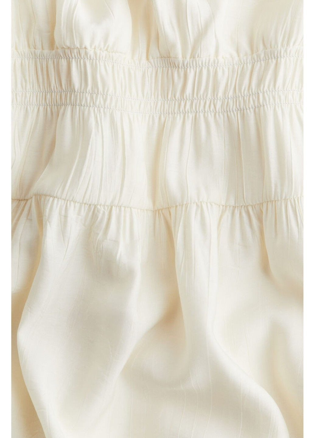 Молочна ділова жіноча сукня з короткими рукавами н&м (58169) xs молочна H&M