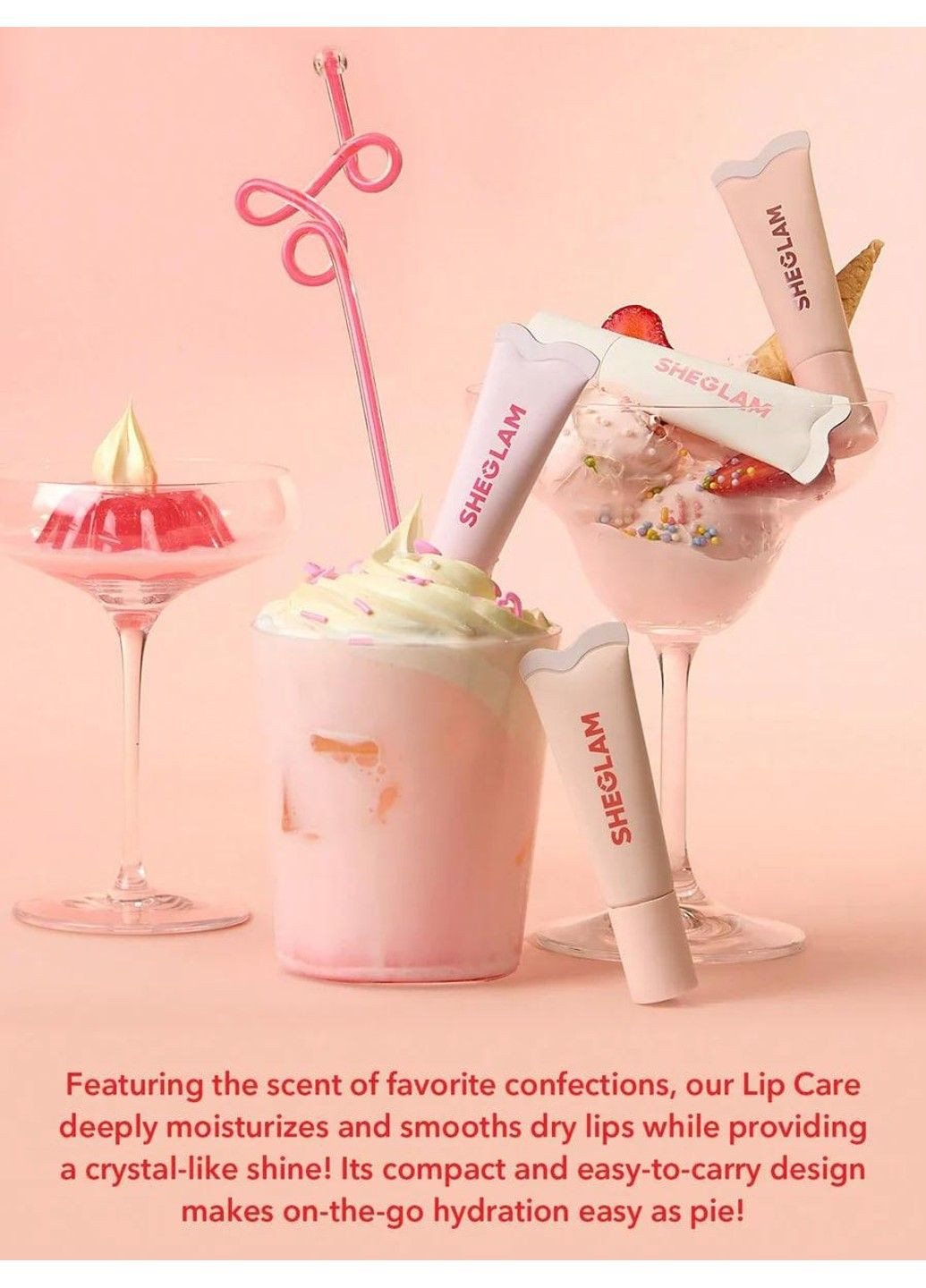 Блиск для губ зволожуючий Crystal Glaze Moisturizing Lip Care, 10 мл Cocoa Cookie Sheglam (317318541)