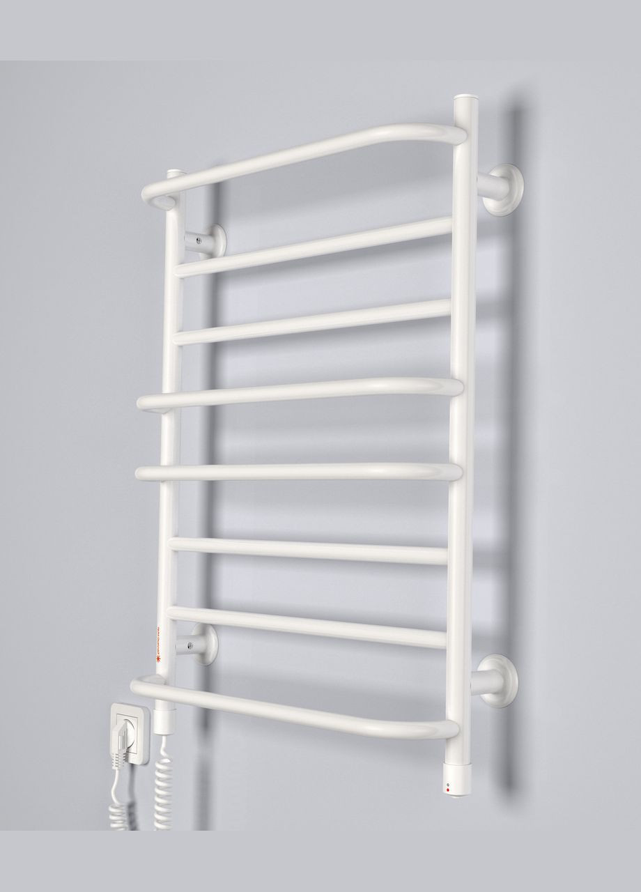 Сушарка для рушників електрична ТЕПЛИЙ СВІТ Комфорт N2 білий L з кнопковим регулятором потужності "Зима-Літо" Теплий світ (317937487)