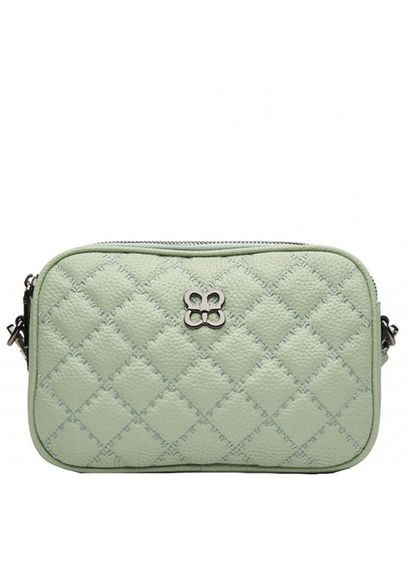 Сумка женская кожаная салатовая кроссбоди шанелька небольшая (Д/Ш/В)21,5/8/14 (см) Felicita (336377554)