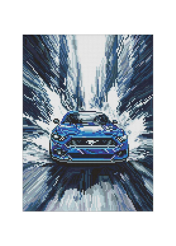 Алмазна мозаїка "Синій мустанг" ©art_selena_ua AMO8249, IDEYKA (366427772)