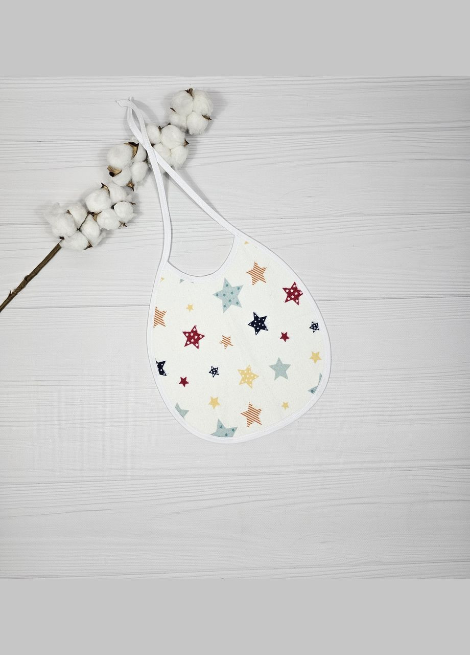 Набір комфортер з слинявчиком 5 одиниць a.l.babybox Зірочки кольорові No Brand (316318315)