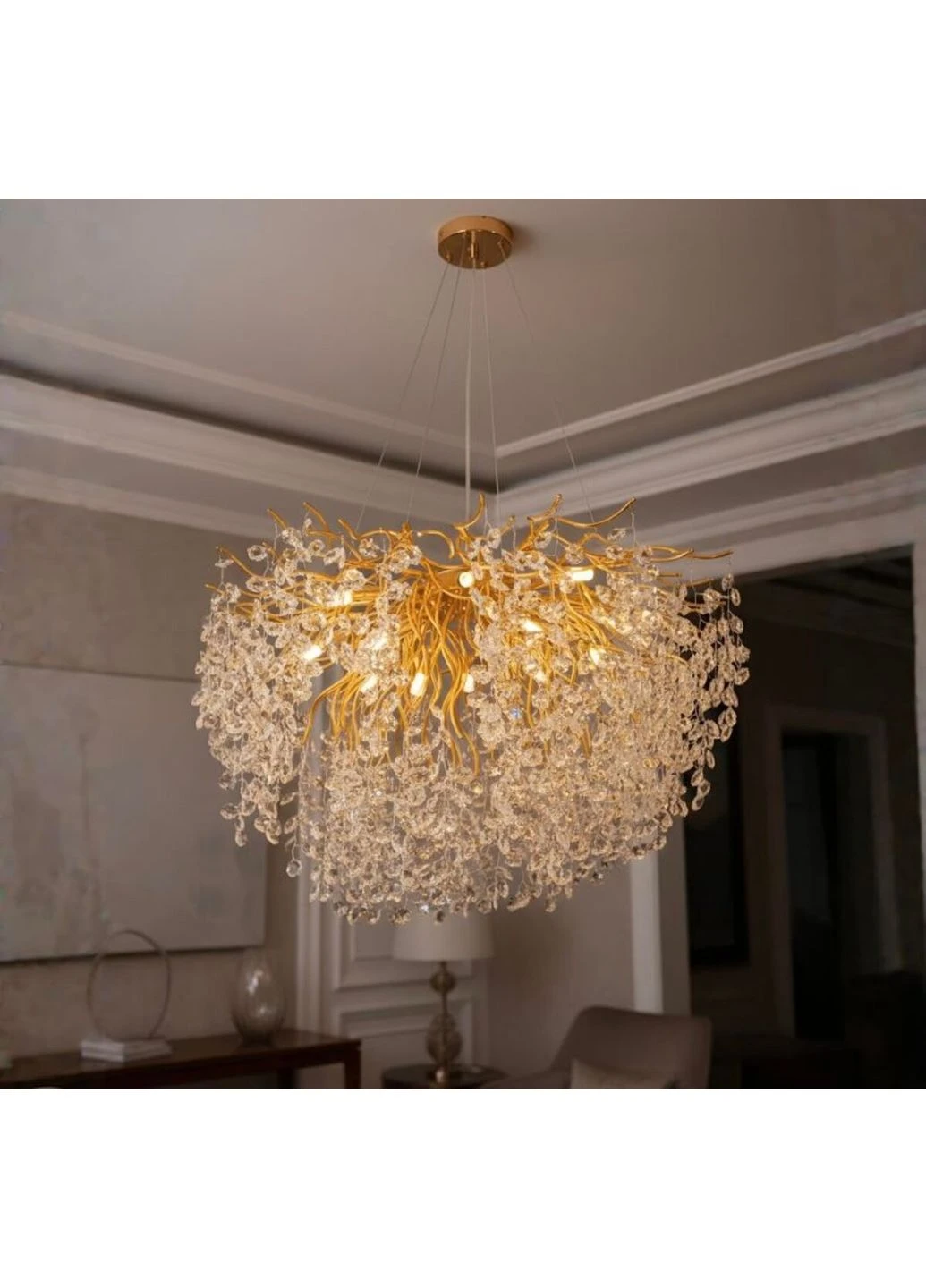 Люстра кришталева класична WM-7020/800 золото Sirius (336938791)
