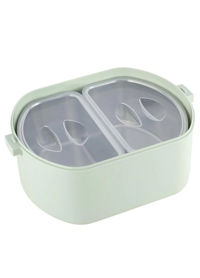 Ланч-бокс харчовий KM-2138-Turquoise 750 мл бірюзовий Kamille (336148028)