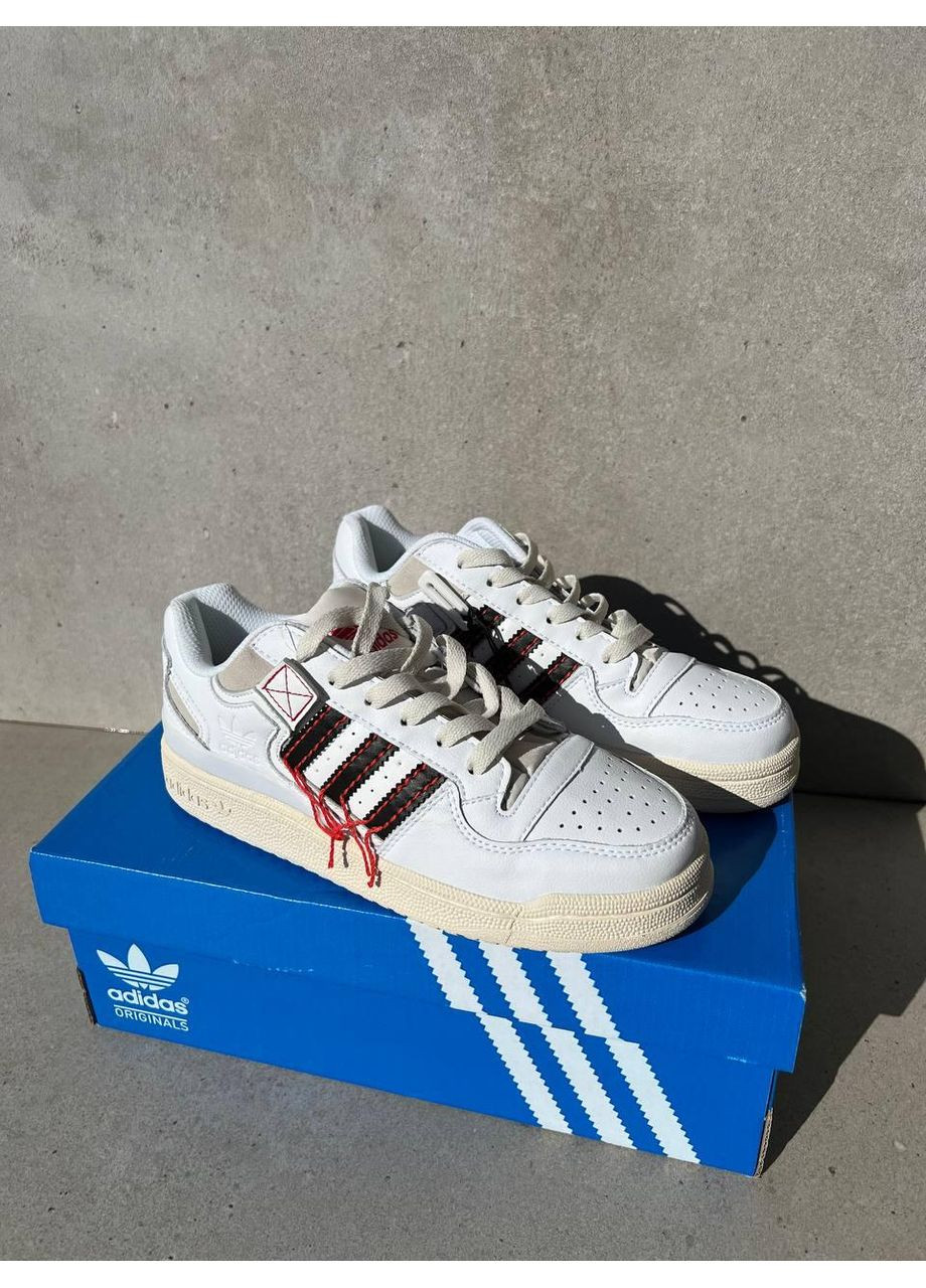 КРОСІВКИ ЖІНОЧІ ADIDAS LOW 84 FORUM WHITE / RED АДІДАС No Brand білі демісезони (368888056)