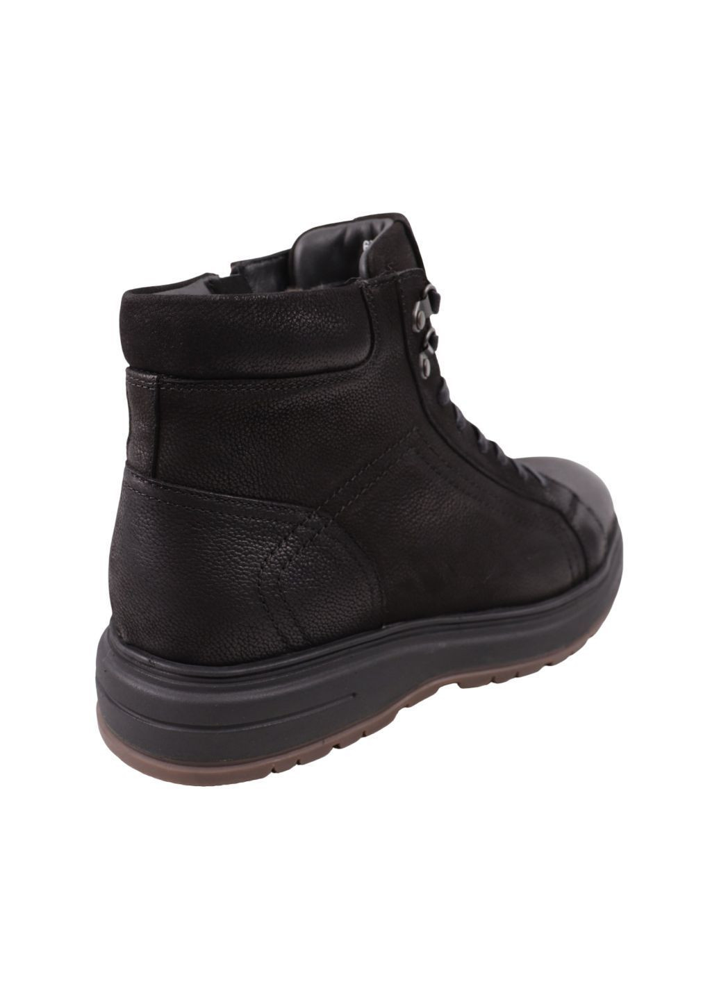 Черные ботинки мужские черные натуральный нубук Cosottinni