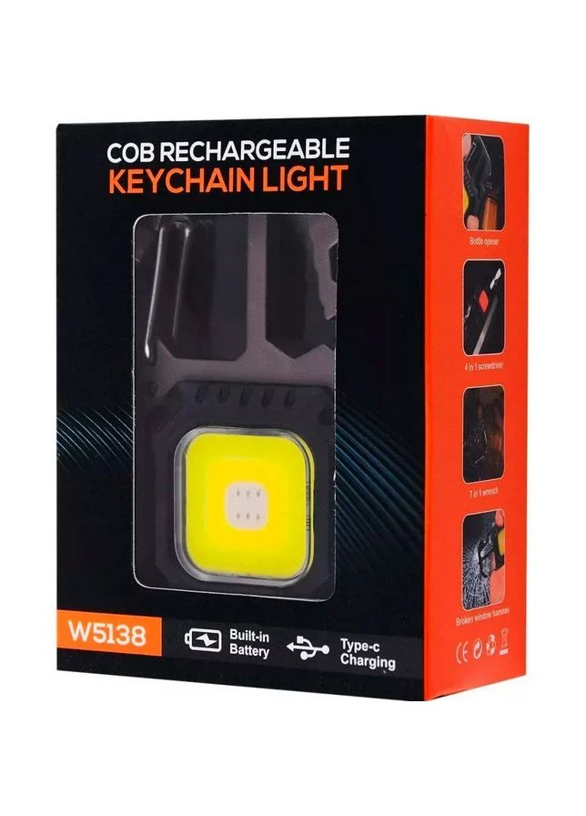 Багатофункціональний ліхтарик Handheld Multifunctional LED Flashlight W5138 Black [77358] DK (399681569)