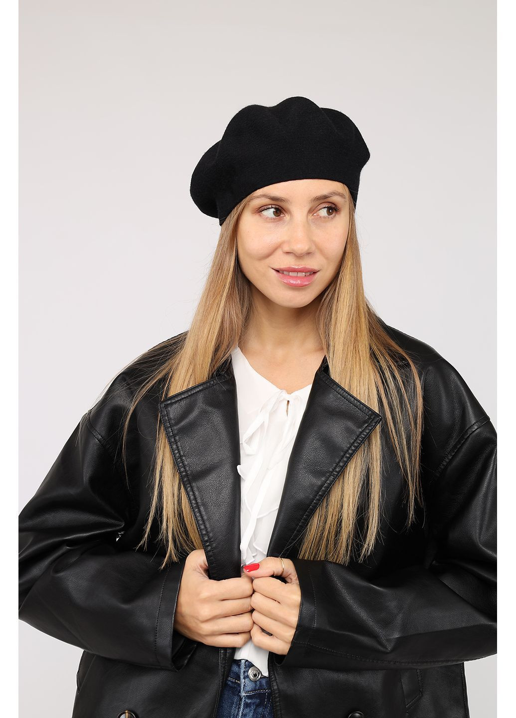 Берет женский цвет черный ЦБ-00284215 Yuki (364262394)