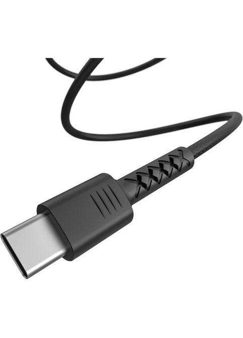 Кабель Pixus USB 2.0 AM to Type-C 1.0m Soft black (268144107)