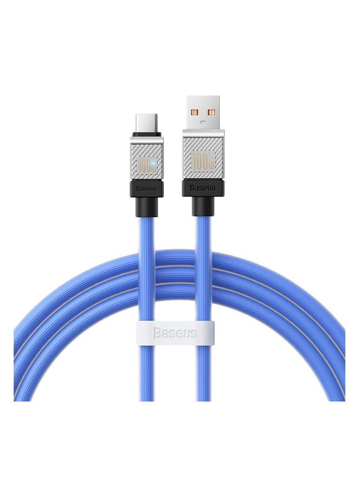 Кабель CoolPlay Series USB to TypeC 100W 1 метр (CAKW000603) голубой Baseus (294205971)