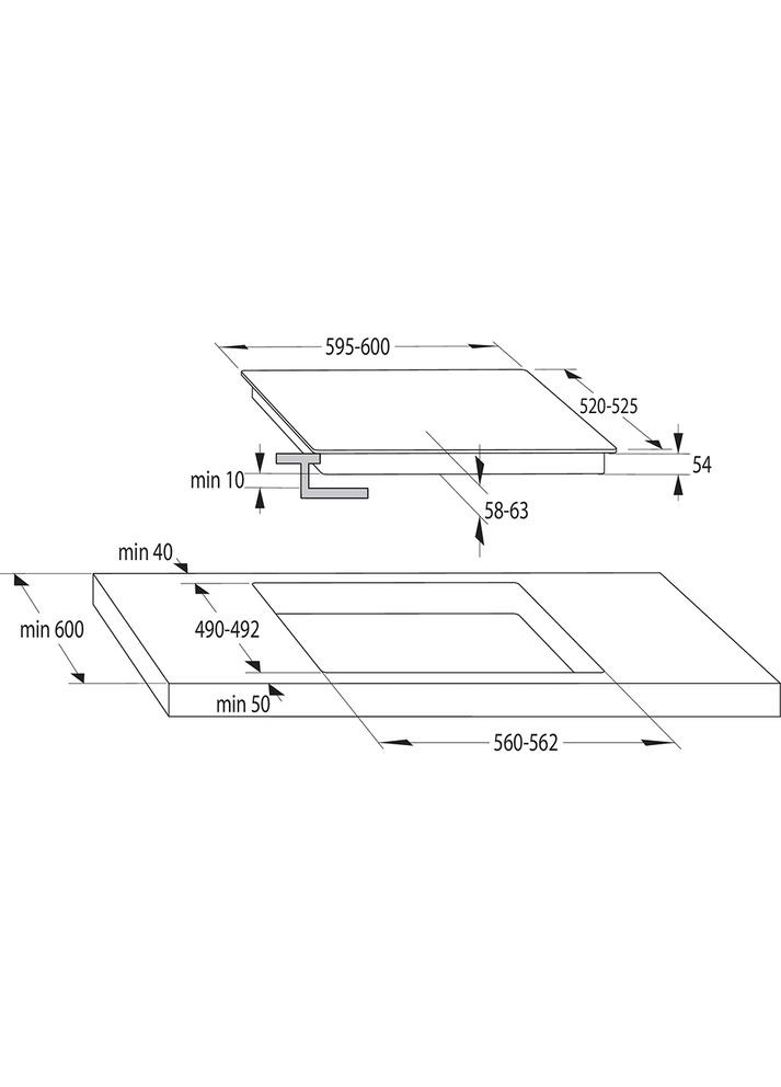 Варильна поверхня GI6401WSC Gorenje (314802070)