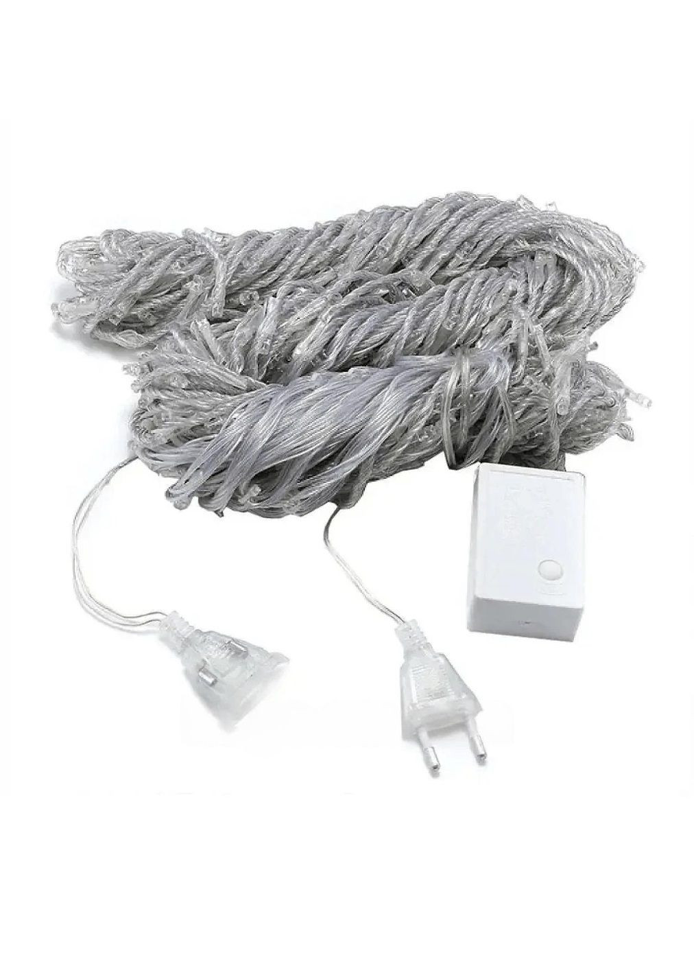 Светодиодная гирлянда на окно с работой от сети контроллером соединением гирлянд 3х2м 192 LED (478679-Prob) Желтая Unbranded (308289990)