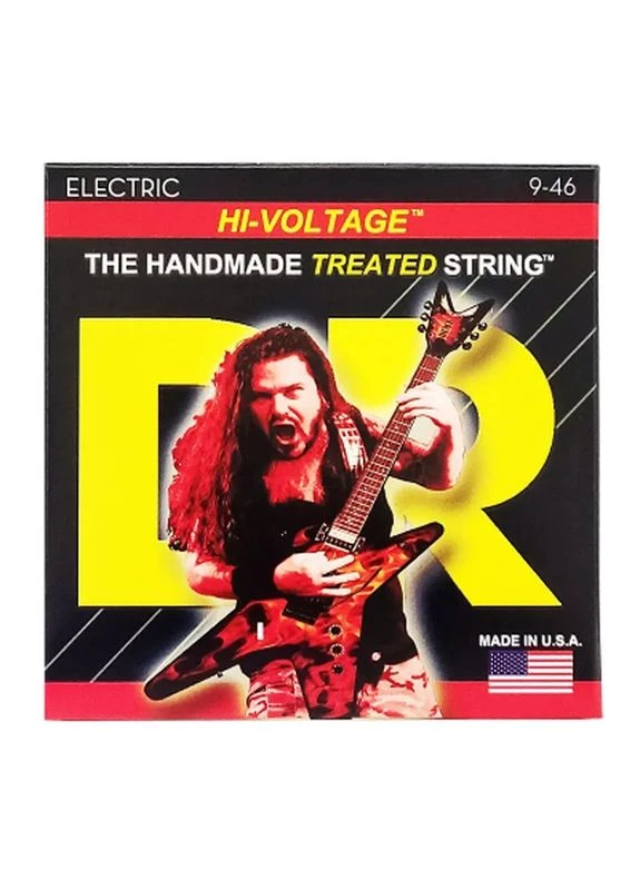 Струни для гітари Dimebag Darrell HI-VOLTAGE Electric - Light Heavy (09-46) (DBG-9/46) DR Strings (398773860)