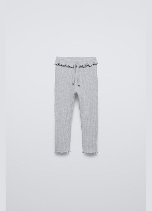 Сірий дитячий комплект (світшот+легінси) для дівчинки 4012/558 сірий Zara