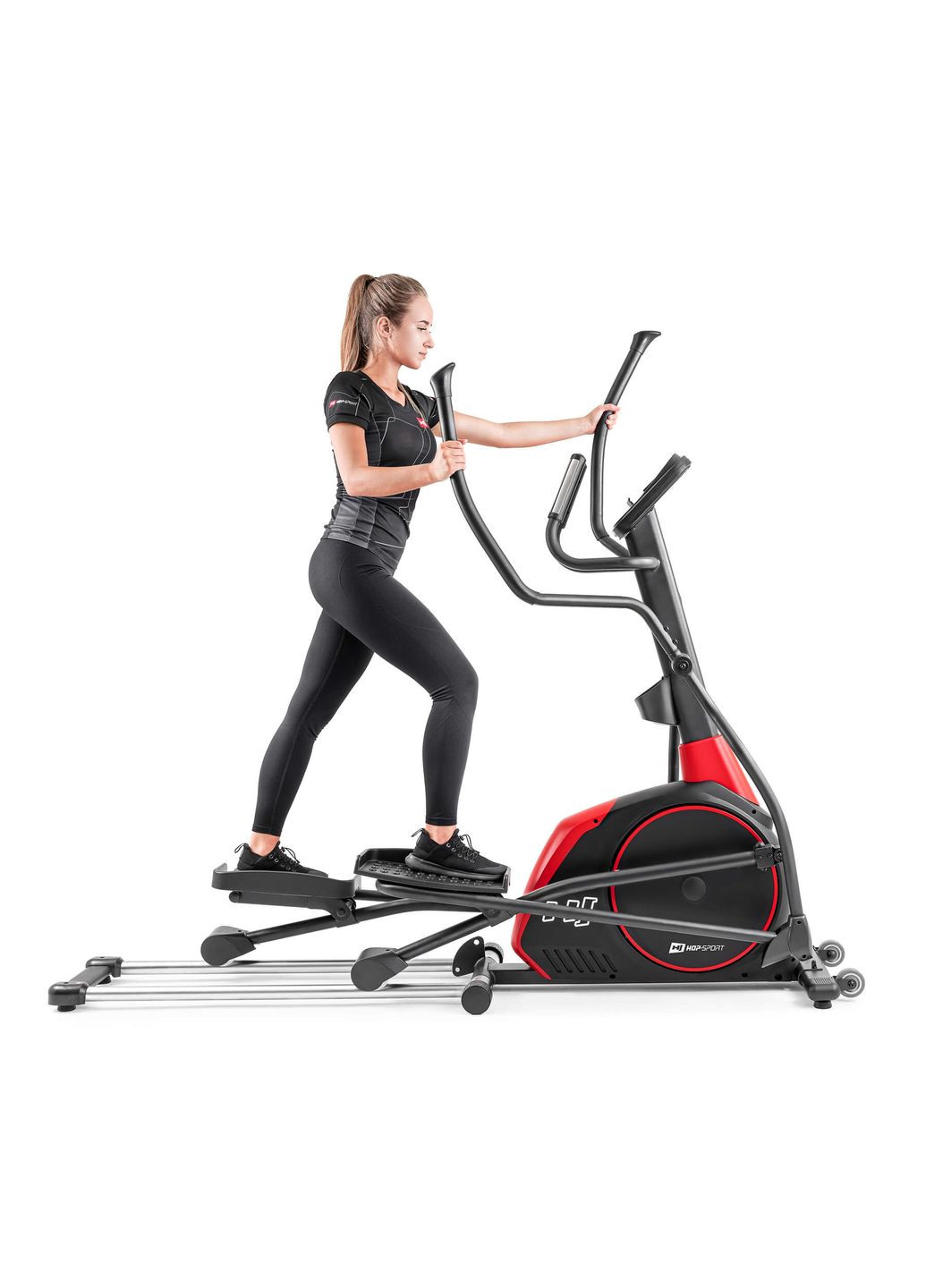 Орбитрек электромагнитный HS-095CF Prizm черный Hop-Sport (361951642)