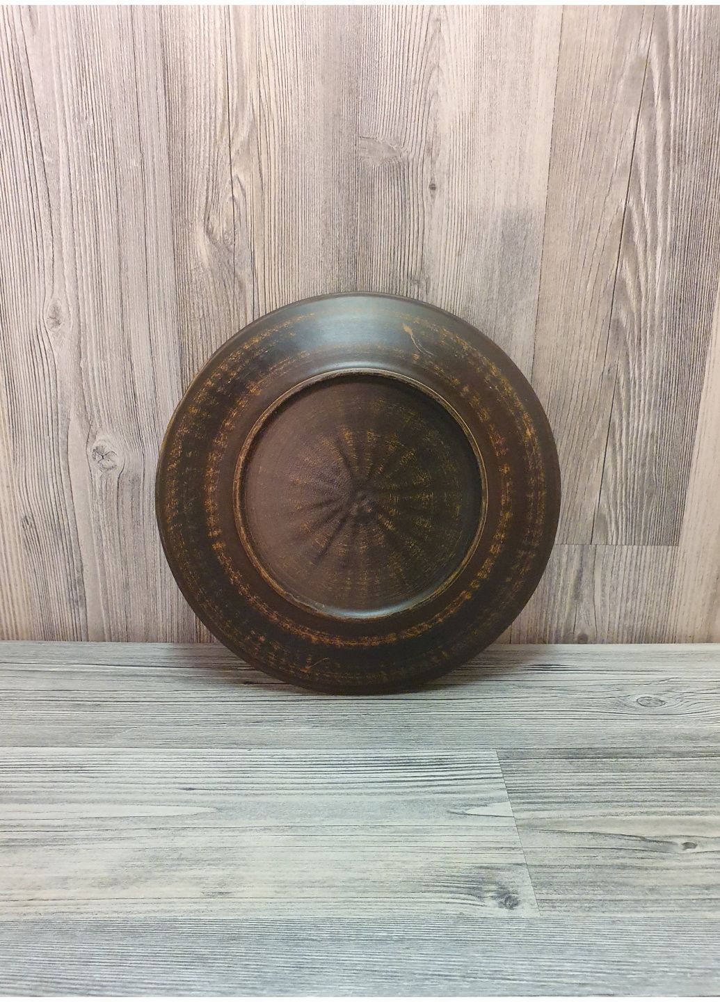 Тарілка 21 см., з червоної глини No Brand (329722739)