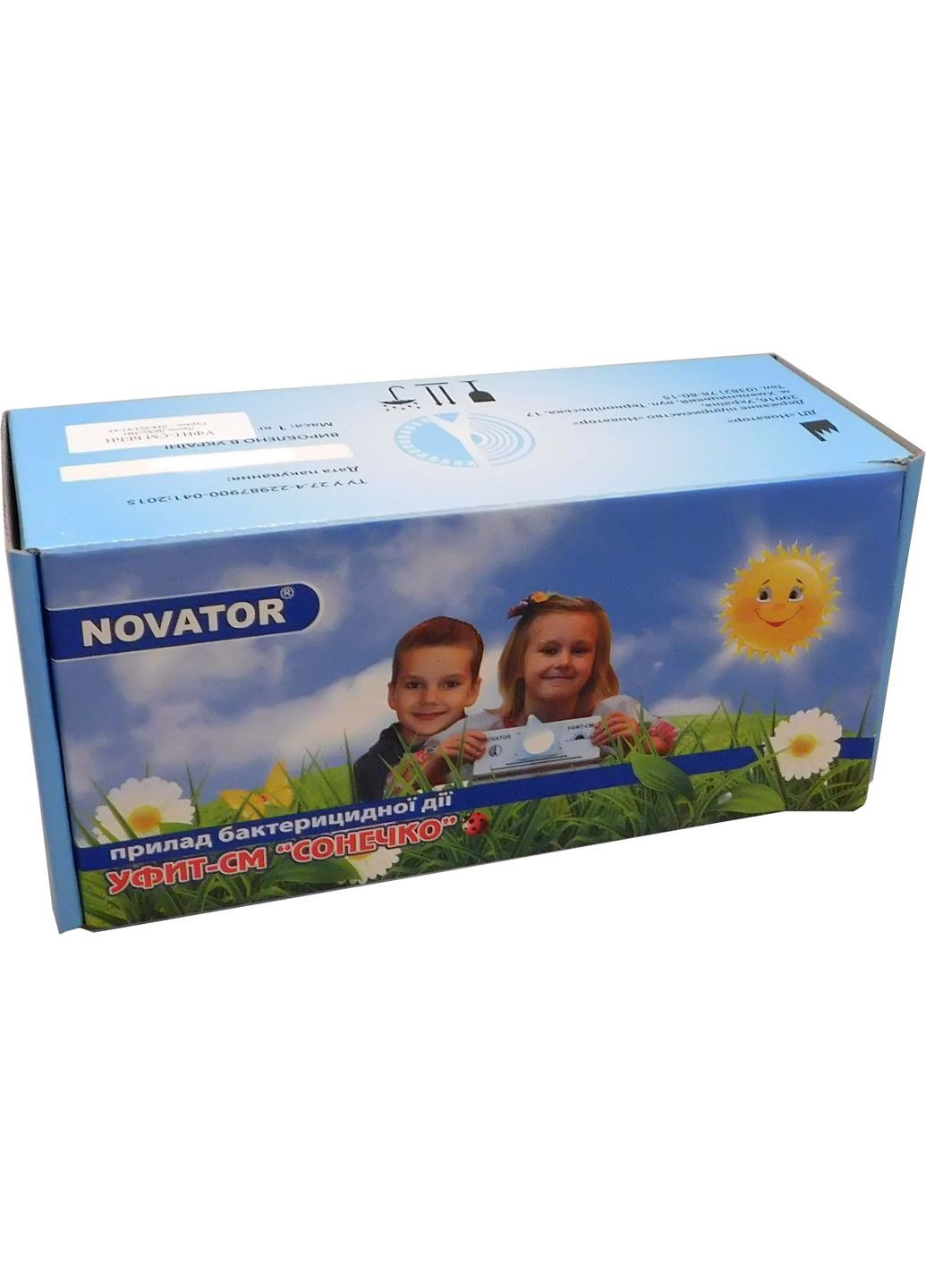 Тубус-кварц кварцова лампа «УФІТ-СМ Сонечко Юні» 7 Ватт (для дітей від 8 років) Novator (298131685)