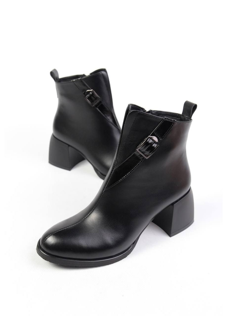 Черные демисезонная ботильони Benito