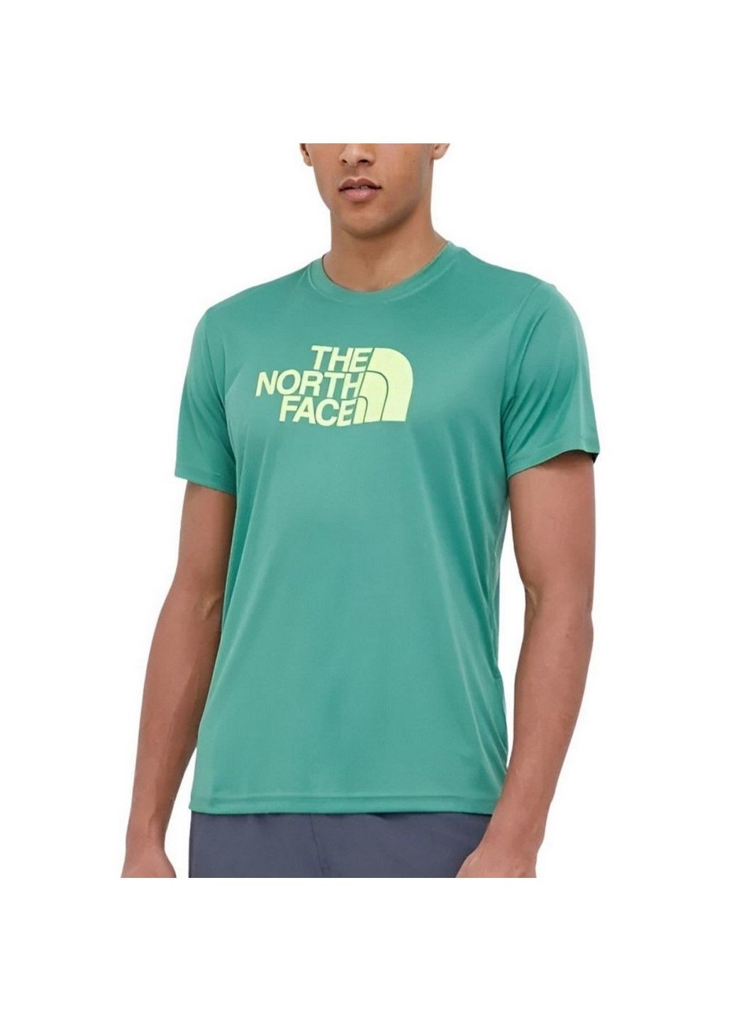 Зеленая футболка m reaxion easy tee nf0a4cdvn111 The North Face