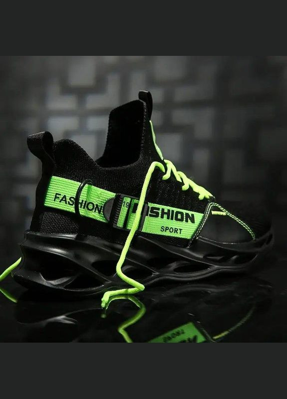 Спортивные (женские) кроссовки «Fashion Sport» черного цвета, 38 размер Trends чёрные демисезоны (329745929)