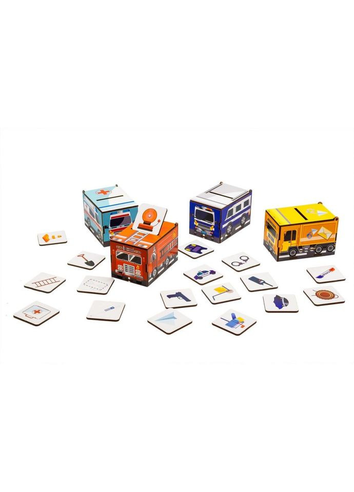 Дитячий Сортер Монтессорі "Машинки" Puz-87873 No Brand (330609727)