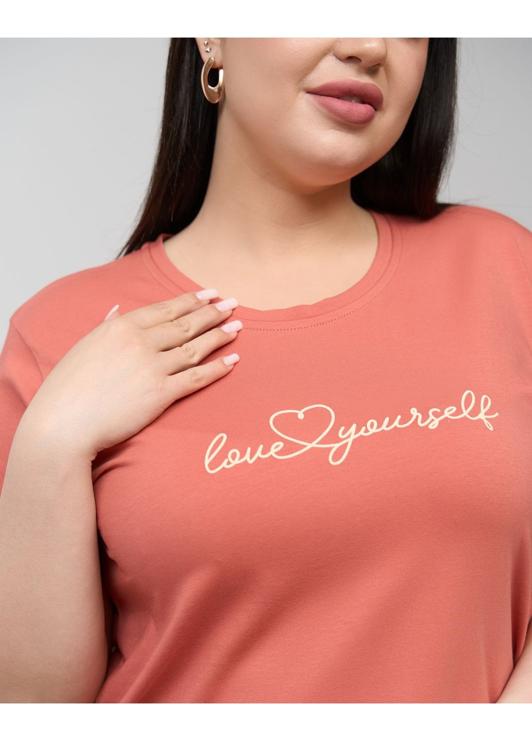 Туника с коротким рукавом Plus Size Nicoletta (349444367)