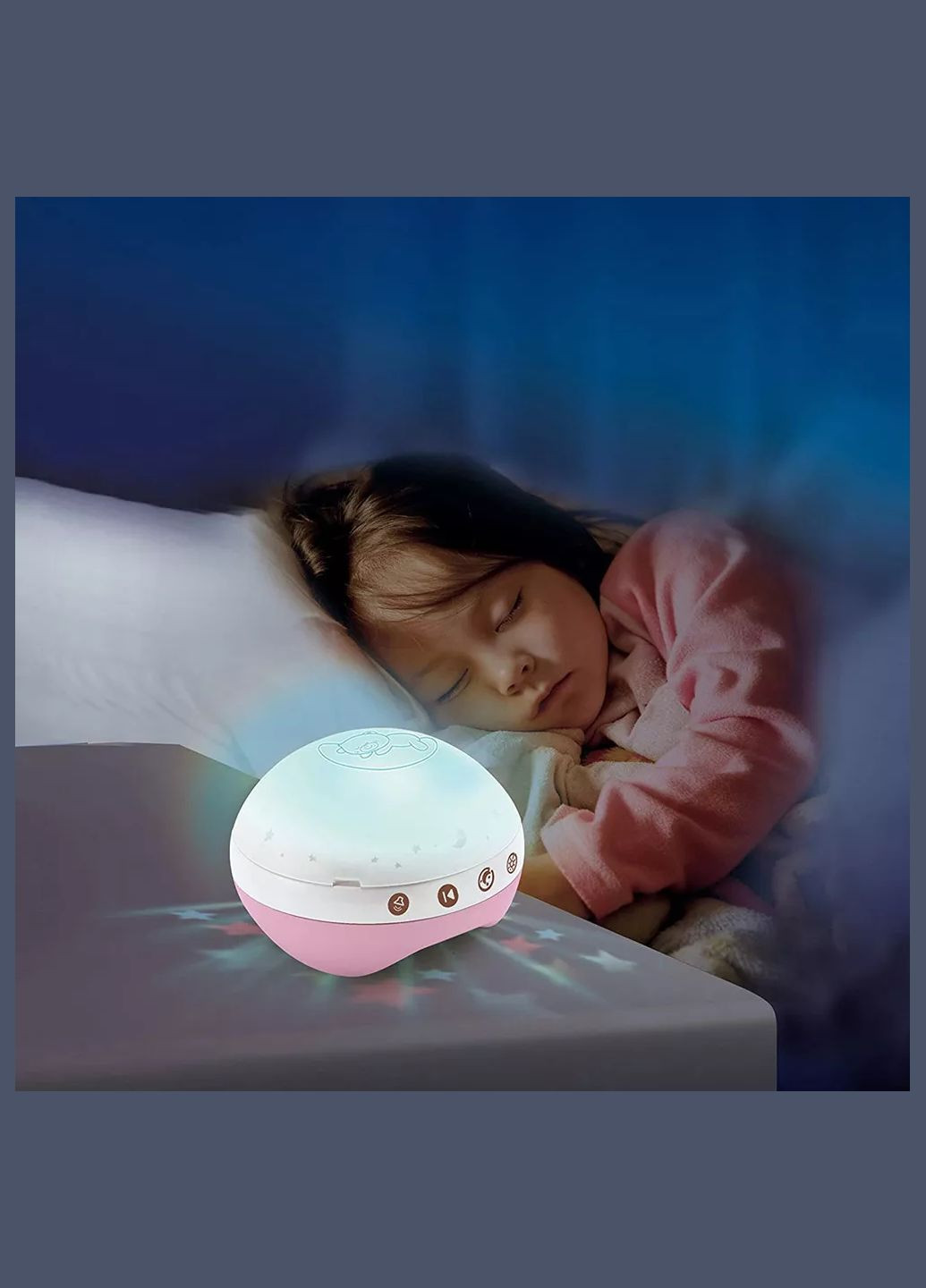 Мобиль музыкальный с проектором 3 в 1, розовый (004914I) Infantino (333252783)