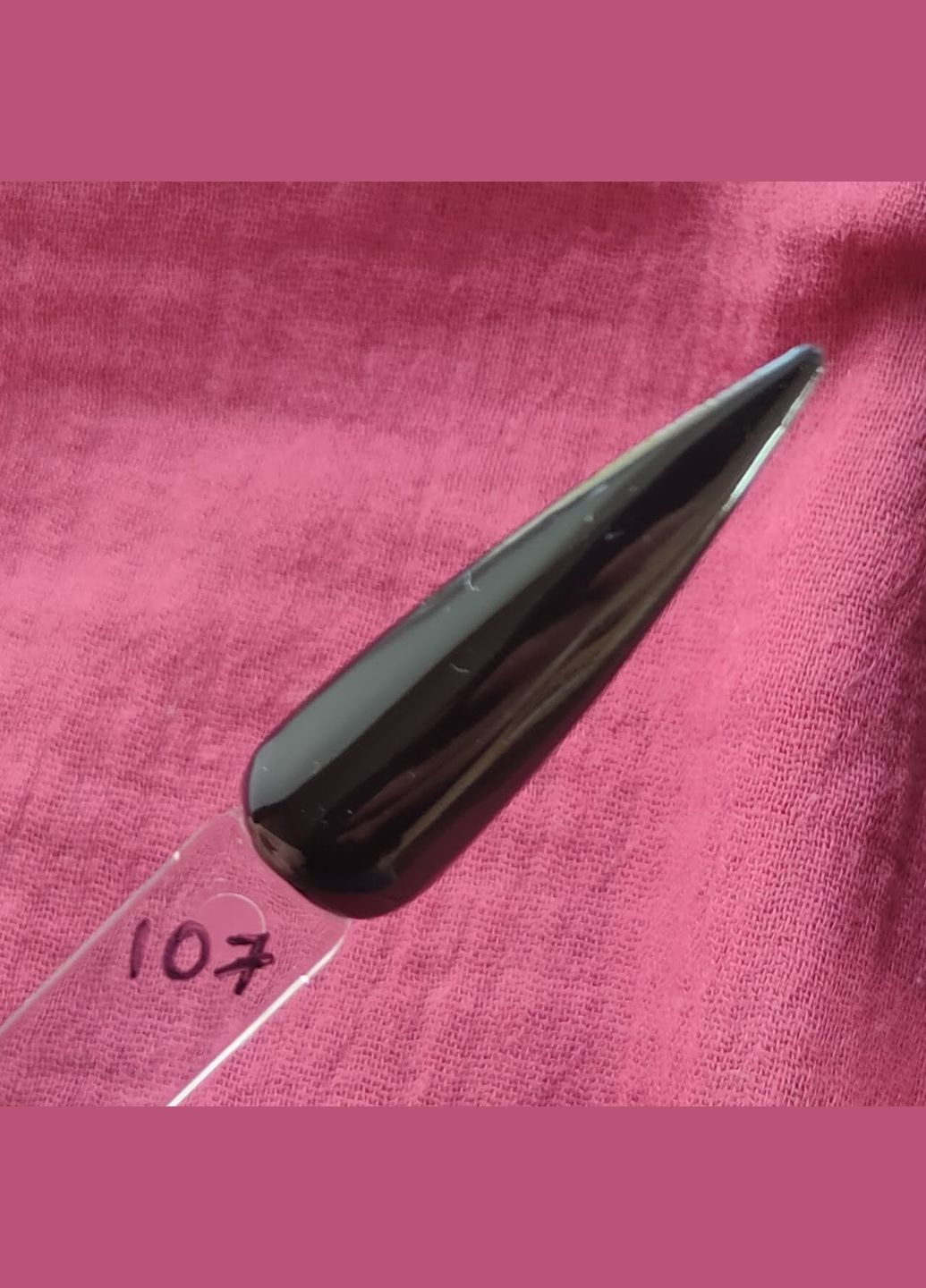 Гель лак для ногтей черный №107 Milano 8 мл (316635518)