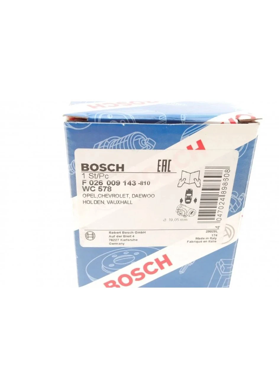 Цилиндр тормозной DAEWOO LANOS (выр-во) F 026 009 143 Bosch (360485129)