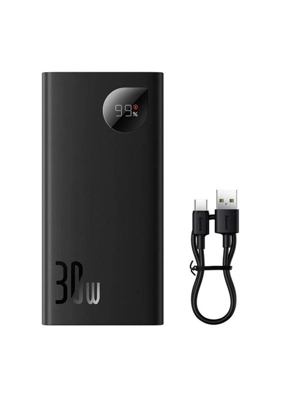 Внешний акумулятор (Power Bank) Adaman2 Digital Display 10000 mAh 30W PPADM210 черный Baseus (279554952)