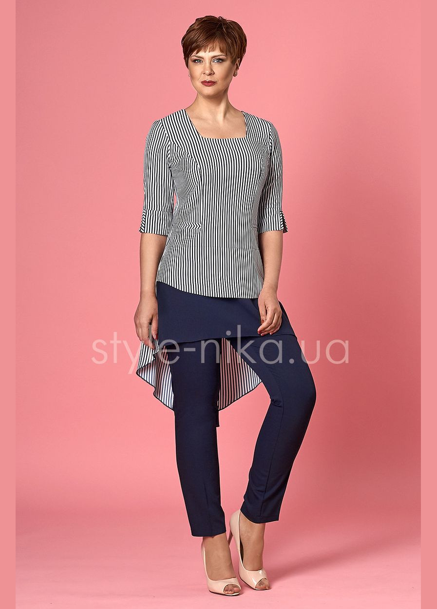 Костюм жіночий Скай синій Style-Nika MKSN1024\1025-01 Modna KAZKA (266339137)