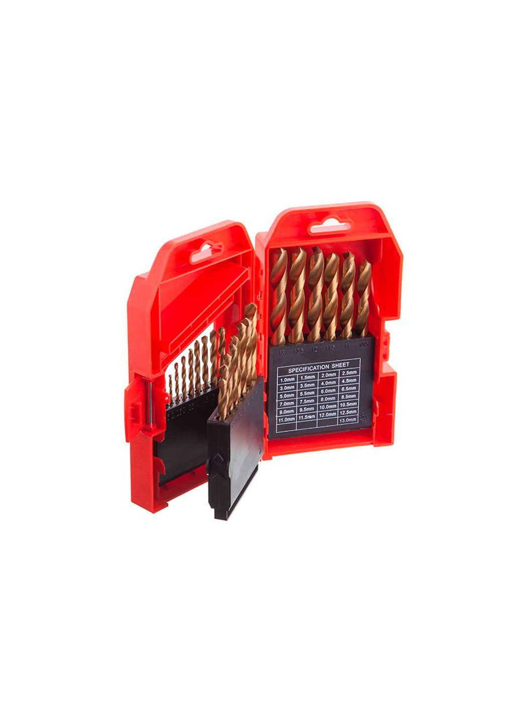 Сверла для металла 25 шт. HSS 1-13 мм со 135 град. заточкой для дрели Intertool (335400399)