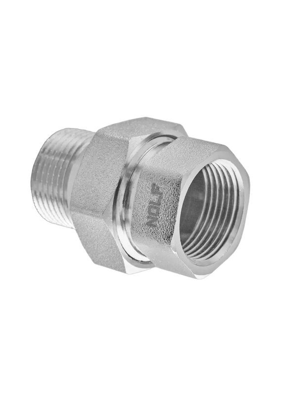 Згін американка NFC.511-40 - 1-1/2" прямий нікельований (NF3234) NOLF (371140712)