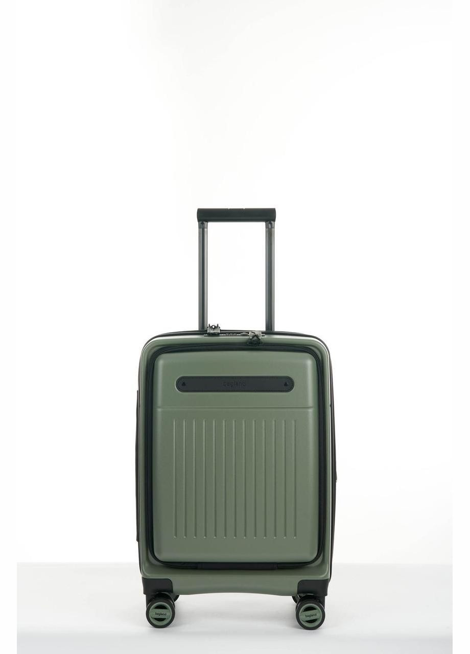 Дорожный чемодан маленький 40л из крепкого пластика 4-х колесный Velo (00322020) Bagland (319710768)