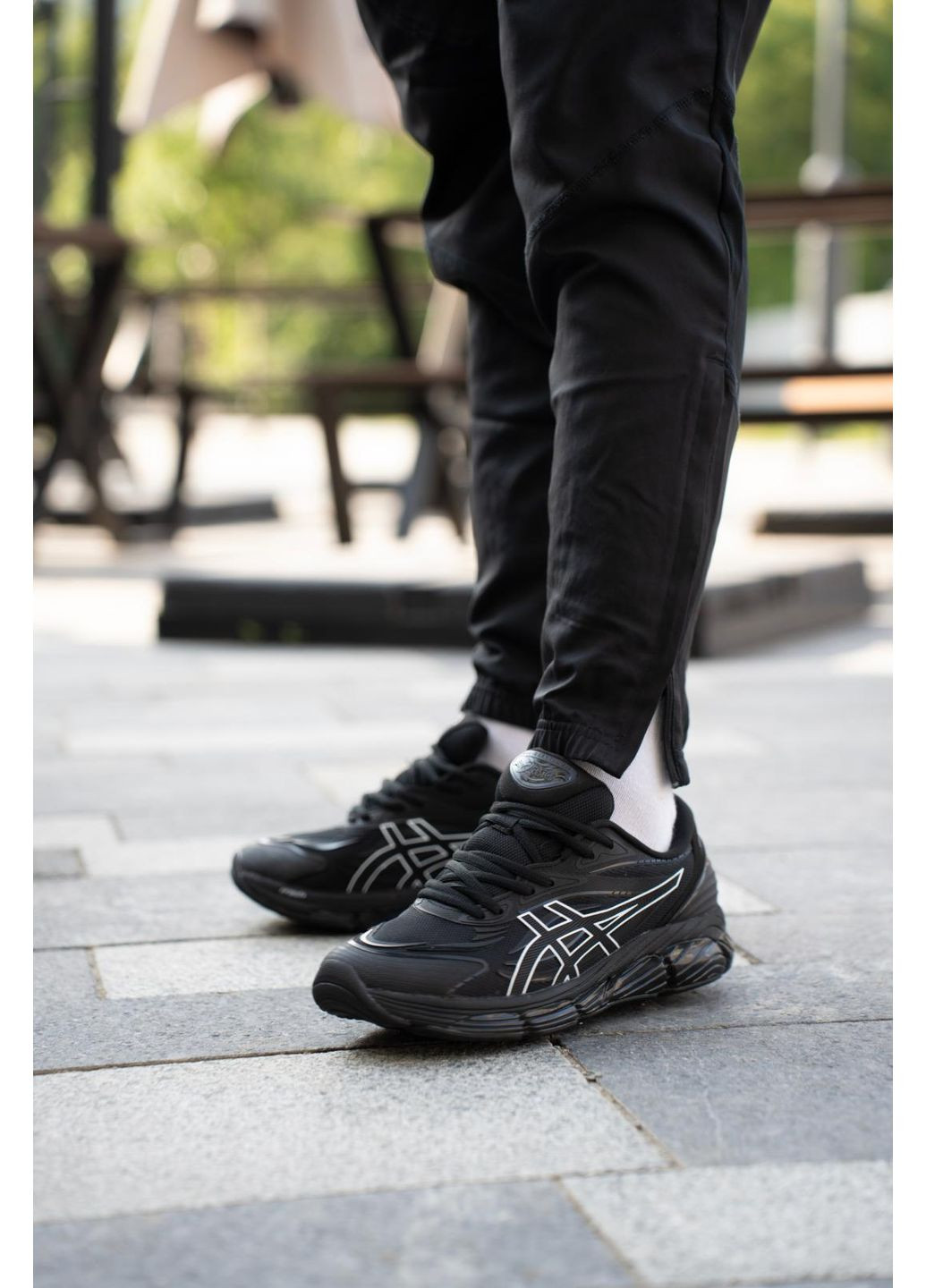 Чорні Осінні кросівки чоловічі asics gel quantum 360 black асікс гель No Brand