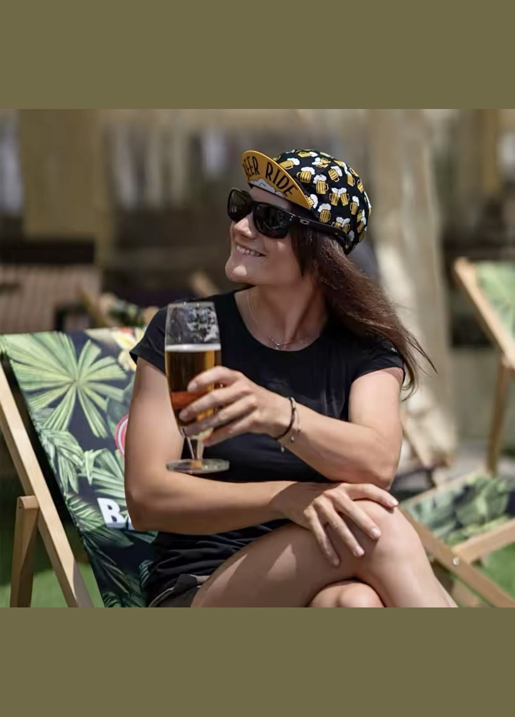 Кепка Велосипедная Beer Ride (Велокепка) с коротким козырьком No Brand (326803348)