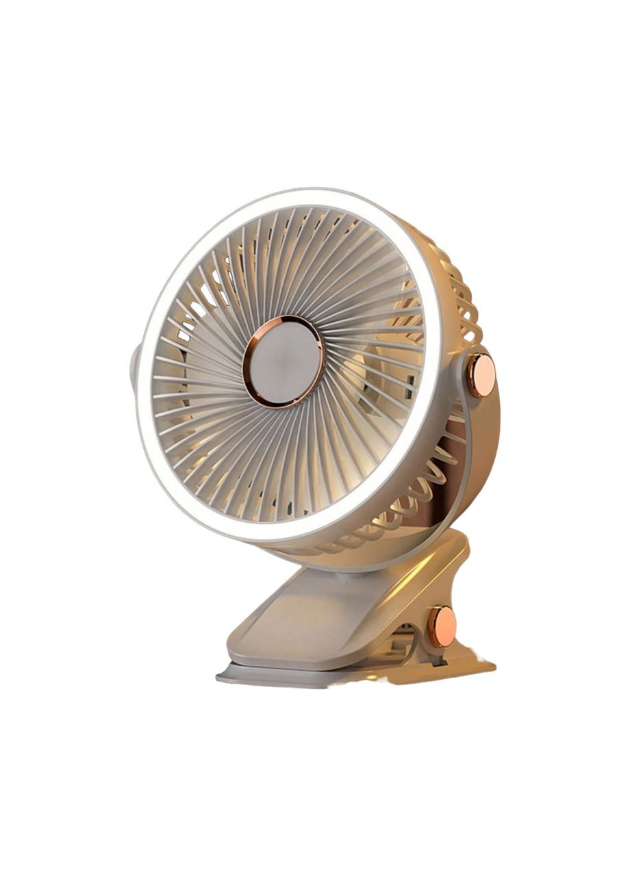 Аккумуляторный вентилятор F03 с LED подсветкой, White VHG (334305145)