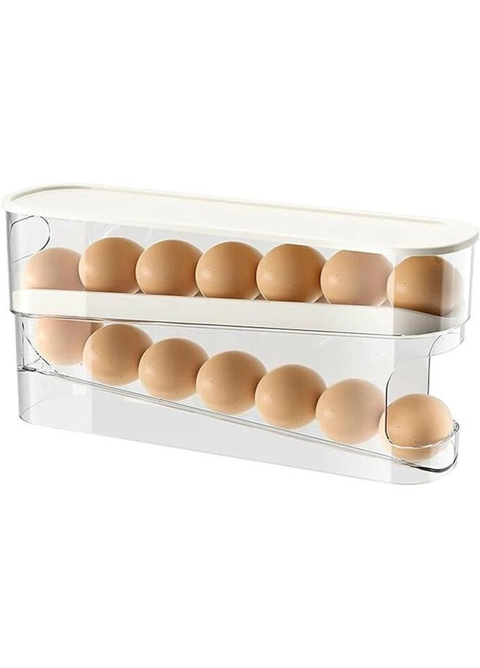 Контейнер-органайзер для зберігання яєць 2-х ярусний EB-18431 Edenberg (335584193)