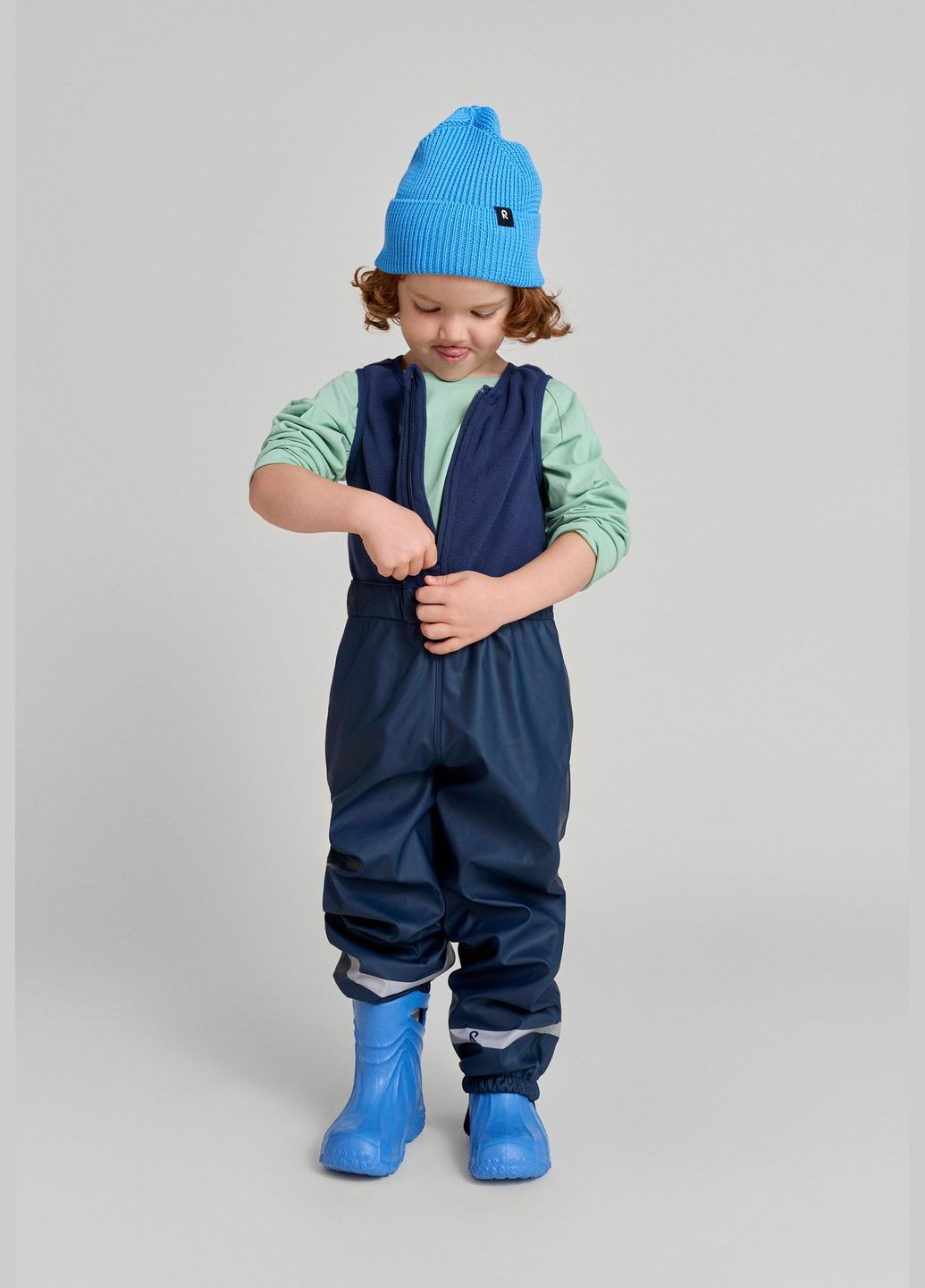 Синие сапоги резиновые Reima