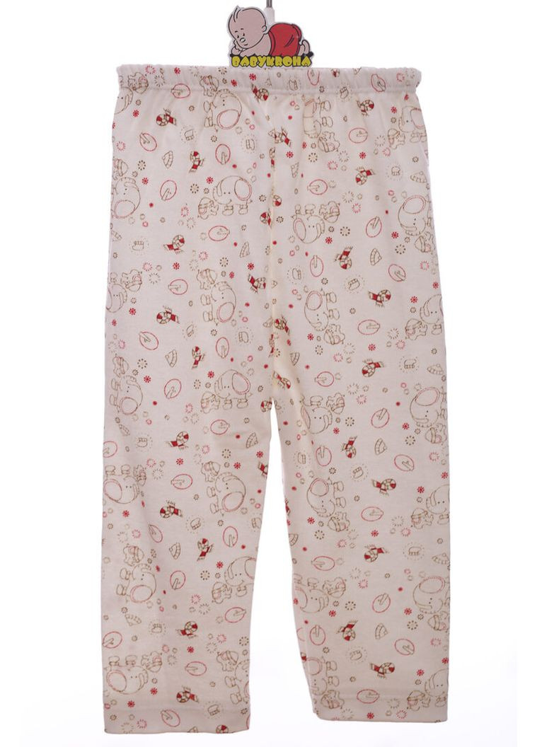 Червона піжама з довгим рукавом трикотажна. 86 см (37694) BABYKROHA