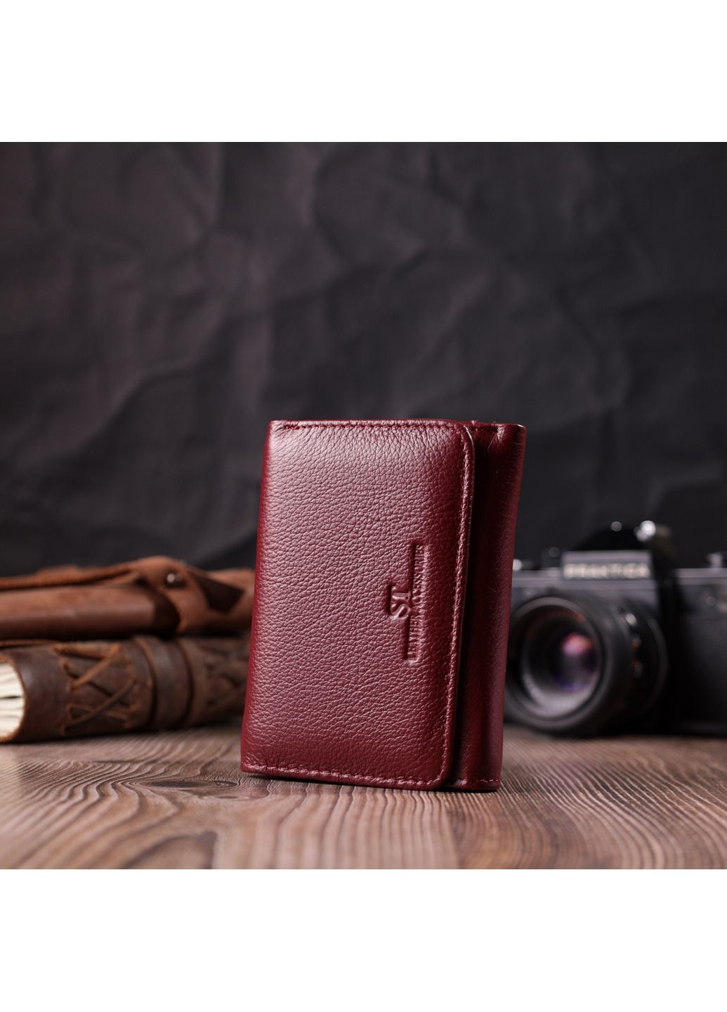 Жіночий шкіряний гаманець 11,3х8,5х3 см st leather (288048098)