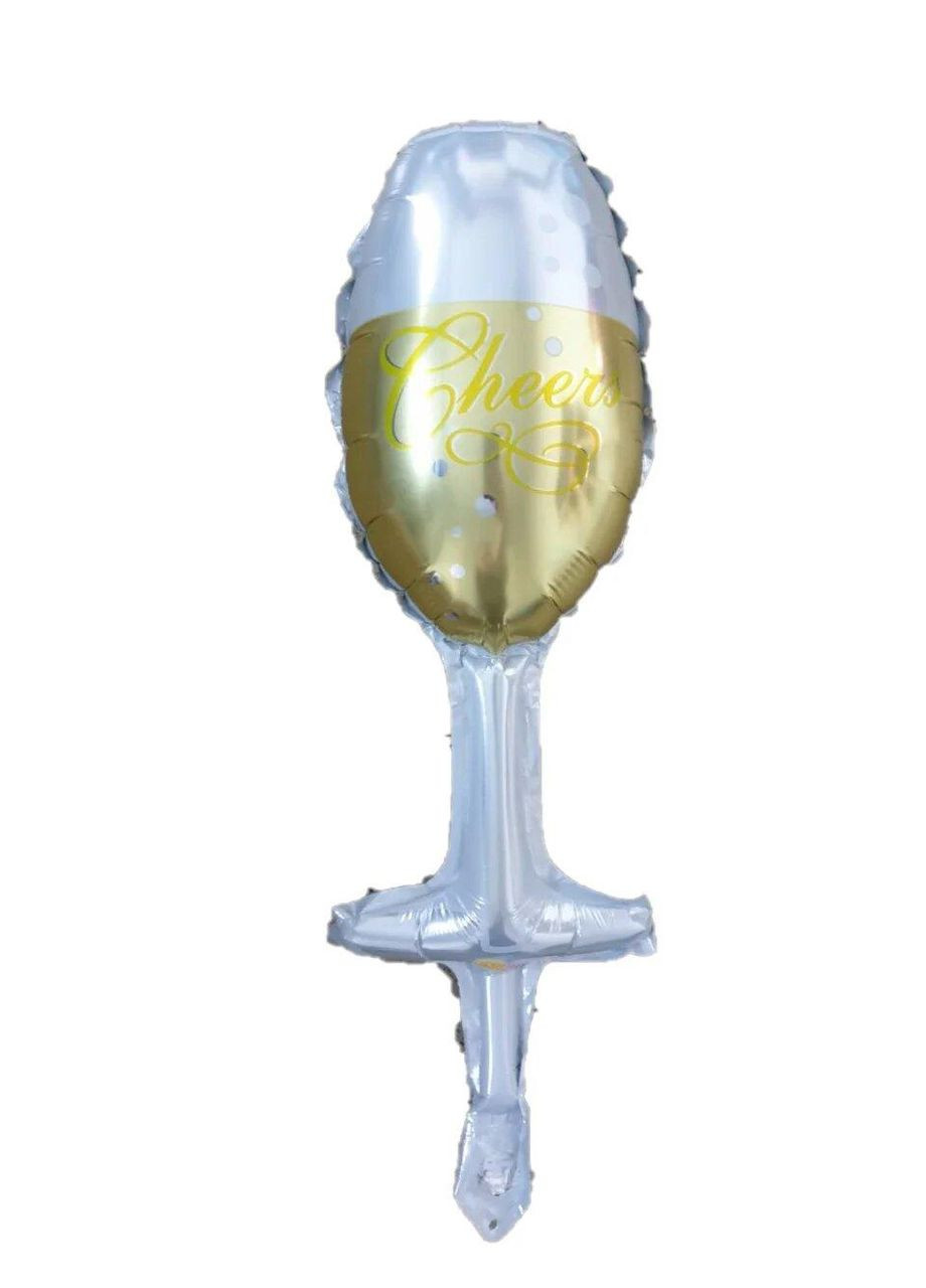 Фольгована міні фігура "Келих шампанського" з клапаном, Китай No Brand (302314066)