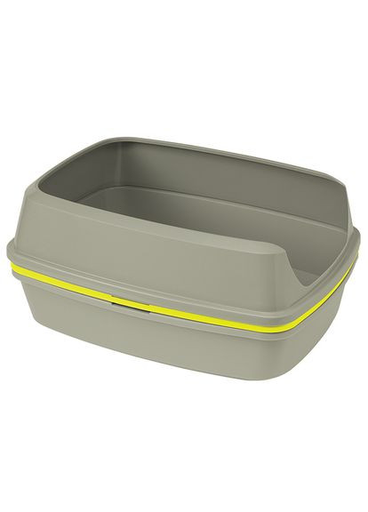 Туалет з бортиком для котів Lift To Sift Large 57.5х44х27 см Сірий (5412087991143) Moderna (313615241)