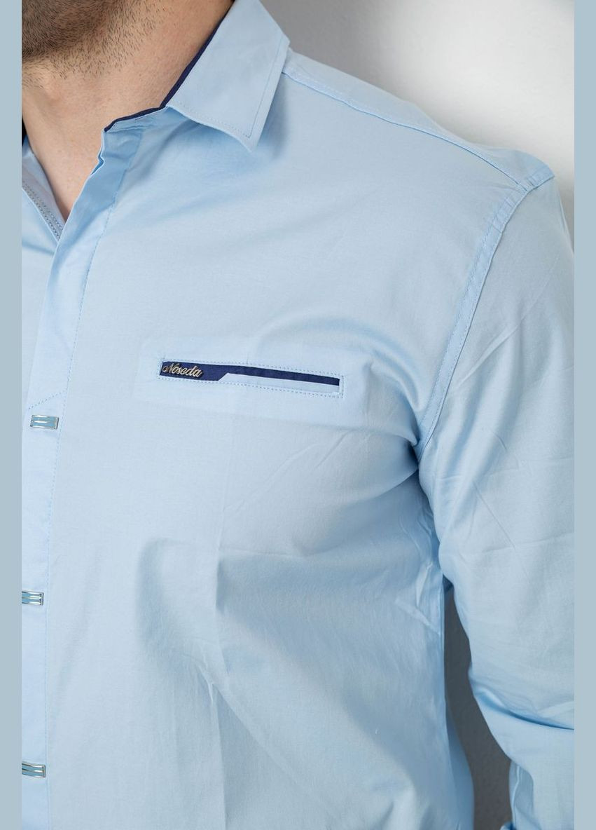 Голубой рубашка Ager