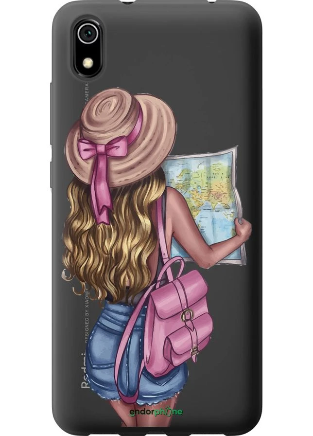 Чохол на Xiaomi Redmi 7A Дівчина з картою "4704u-1716-70447" Endorphone (382325422)