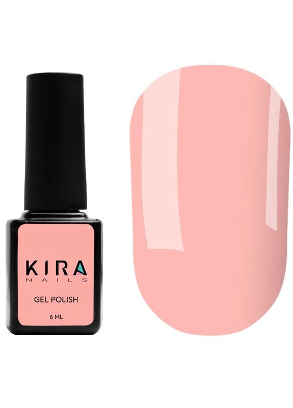 Гель-лак №141 (бежево-розовый, эмаль), 6 мл Kira Nails (386090522)